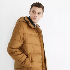 Men’s Madewell Packable Puffer Jacket EUC